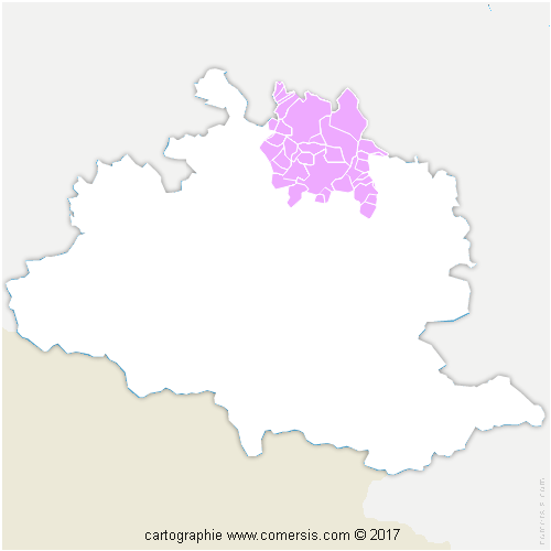 Communauté de Communes des Portes d'Ariège Pyrénées cartographie