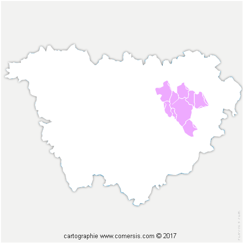 Communauté de Communes des Sucs cartographie