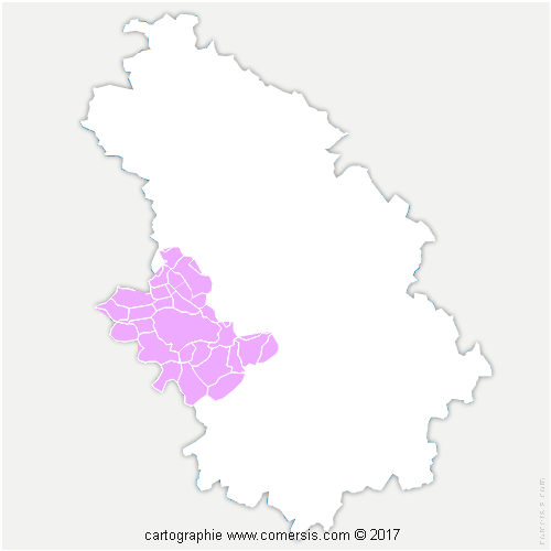 Communauté de Communes des Trois Forêts cartographie