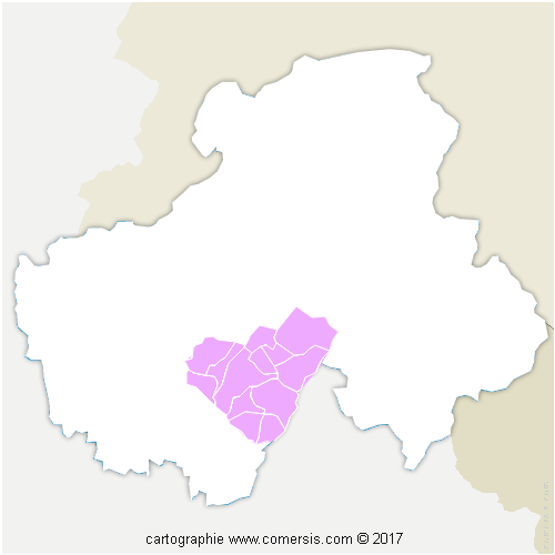 Communauté de Communes des Vallées de Thônes cartographie