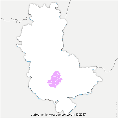 des Vallons du Lyonnais (CCVL) cartographie