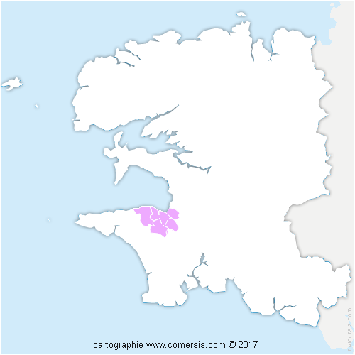 Communauté de Communes Douarnenez Communauté cartographie