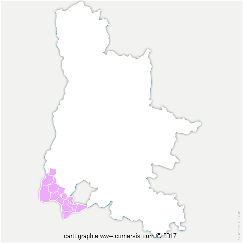 Communauté de Communes Drôme Sud Provence cartographie