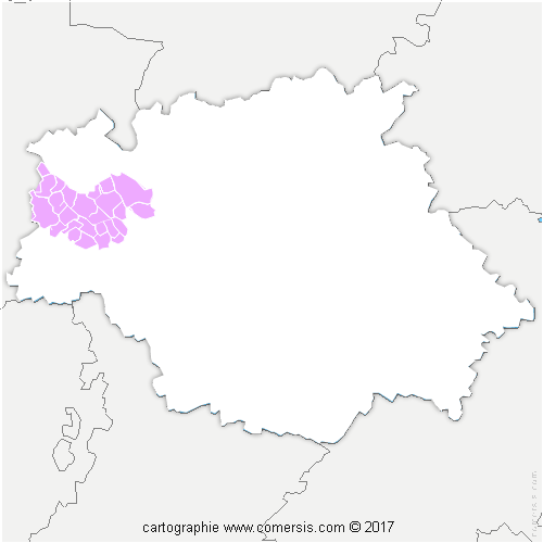 Communauté de Communes du Bas Armagnac cartographie