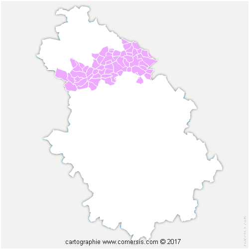 Communauté de Communes du Bassin de Joinville en Champagne cartographie