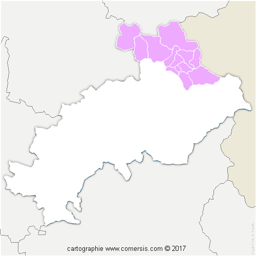 Communauté de Communes du Briançonnais cartographie
