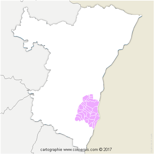 Communauté de Communes du Canton d'Erstein cartographie