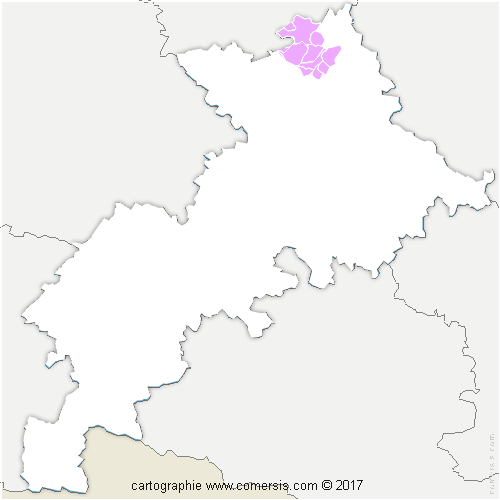 Communauté de Communes du Frontonnais cartographie