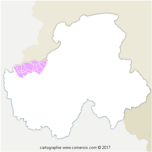 Communauté de Communes du Genevois cartographie
