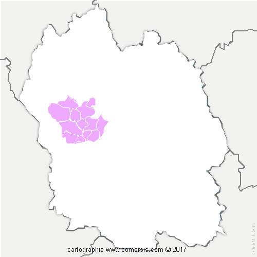Communauté de Communes du Gévaudan cartographie