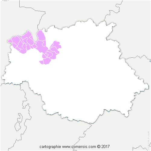 Communauté de Communes du Grand Armagnac cartographie