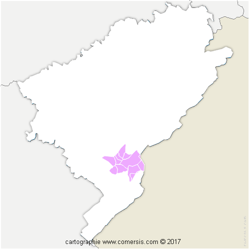 Communauté de Communes du Grand Pontarlier cartographie