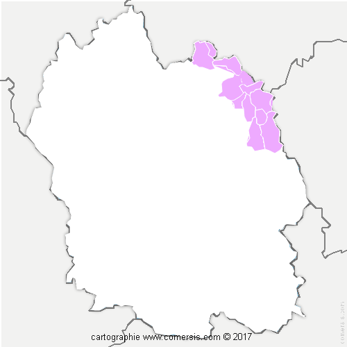 Communauté de Communes du Haut Allier cartographie