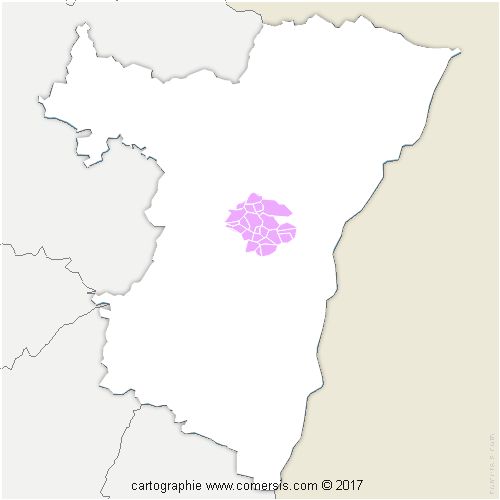 Communauté de Communes du Kochersberg cartographie