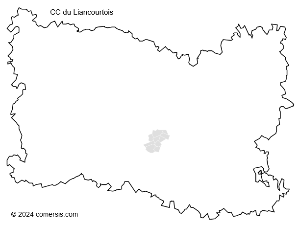 Communauté de Communes du Liancourtois cartographie