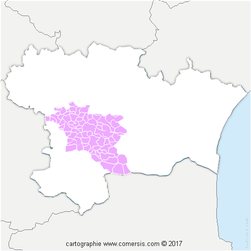 Communauté de Communes du Limouxin cartographie