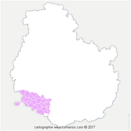 Communauté de Communes du Pays Arnay Liernais cartographie