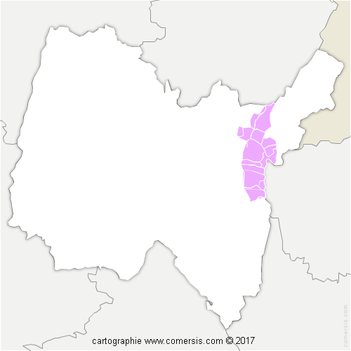 Communauté de Communes du Pays Bellegardien (CCPB) cartographie