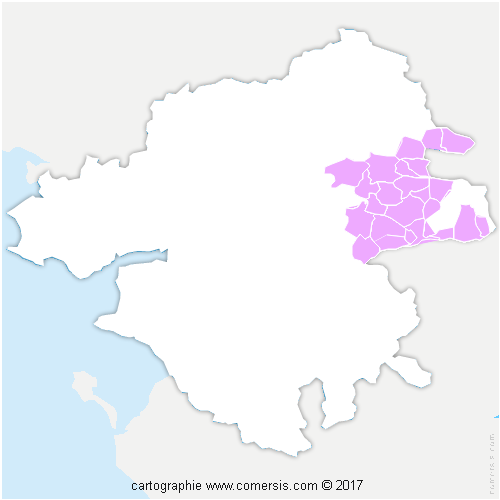 Communauté de Communes du Pays d'Ancenis cartographie
