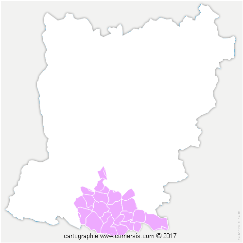 Communauté de Communes du Pays de Château-Gontier cartographie