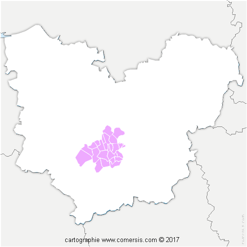 Communauté de Communes du Pays de Conches cartographie