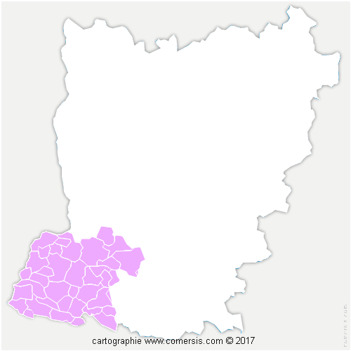 Communauté de Communes du Pays de Craon cartographie