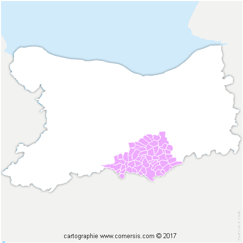 Communauté de Communes du Pays de Falaise cartographie