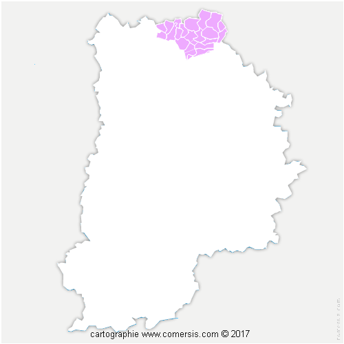 Communauté de Communes du Pays de l'Ourcq cartographie