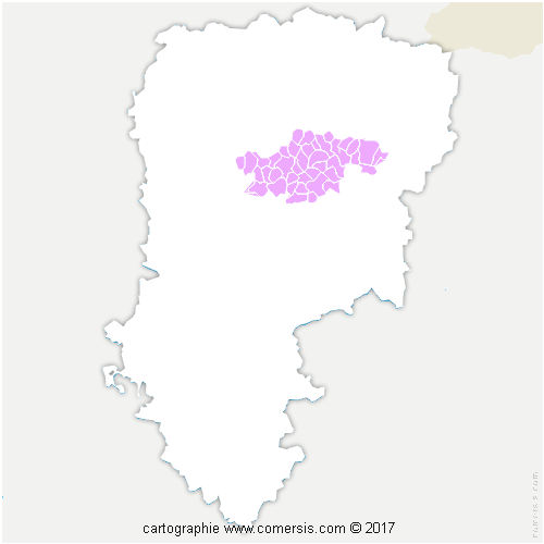 Communauté de Communes du Pays de la Serre cartographie
