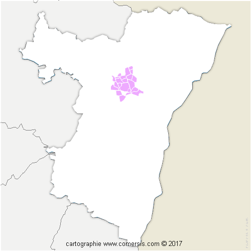 Communauté de Communes du Pays de la Zorn cartographie