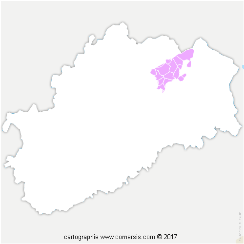 Communauté de Communes du Pays de Luxeuil cartographie
