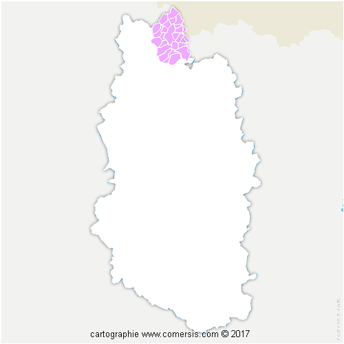 Communauté de Communes du Pays de Montmédy cartographie
