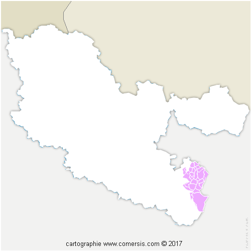 Communauté de Communes du Pays de Phalsbourg cartographie