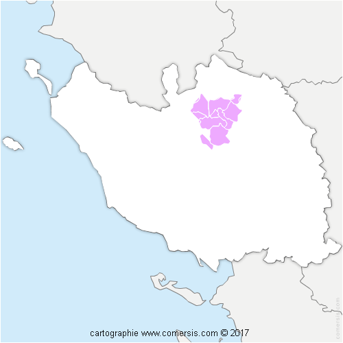 Communauté de Communes du Pays de Saint-Fulgent - Les Essarts cartographie