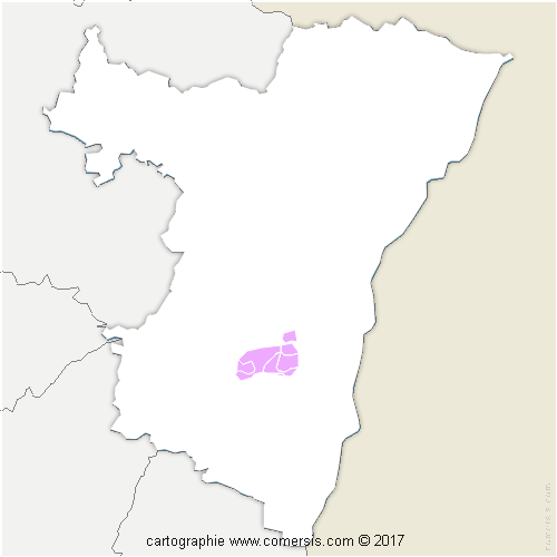 Communauté de Communes du Pays de Sainte-Odile cartographie