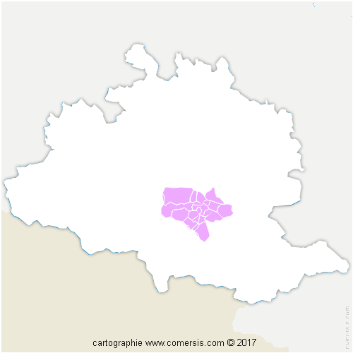 Communauté de Communes du Pays de Tarascon cartographie