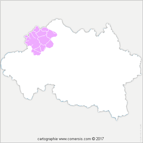 Communauté de Communes du Pays de Tronçais cartographie