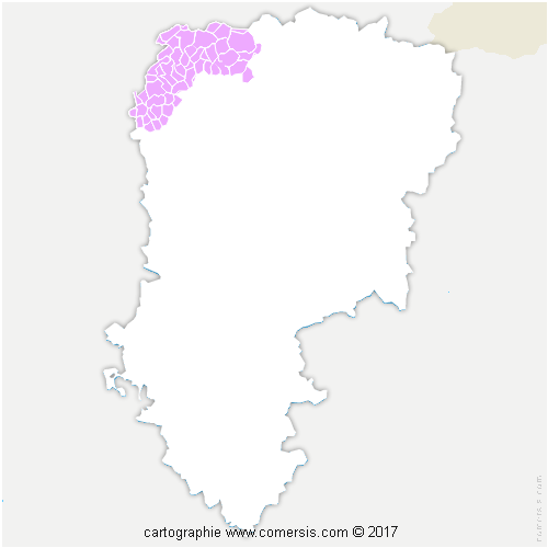 Communauté de Communes du Pays du Vermandois cartographie