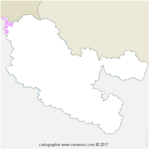 Communauté de Communes du Pays Haut Val d'Alzette cartographie