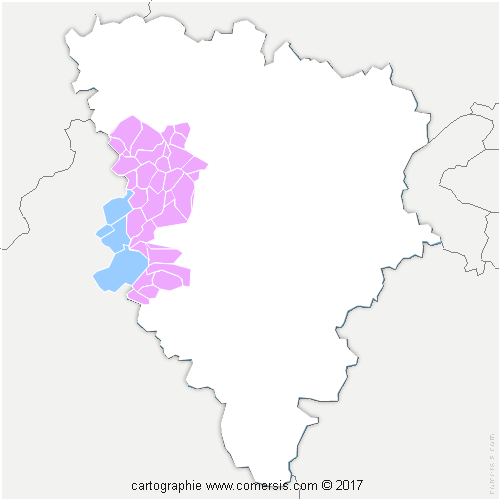 Communauté de Communes du Pays Houdanais (CCPH) cartographie
