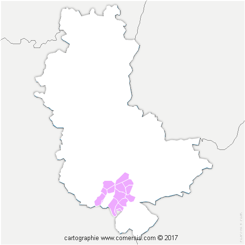 Communauté de Communes du Pays Mornantais (COPAMO) cartographie