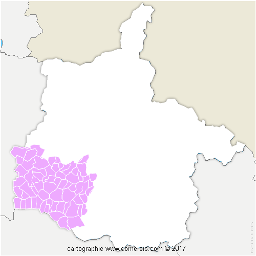 Communauté de Communes du Pays Réthelois cartographie