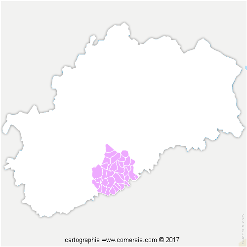 Communauté de Communes du Pays Riolais cartographie