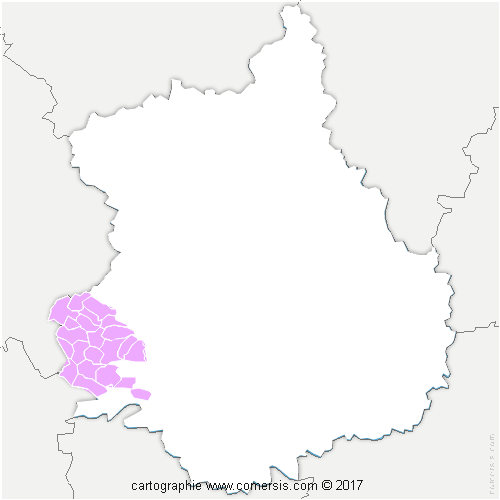 Communauté de Communes du Perche cartographie