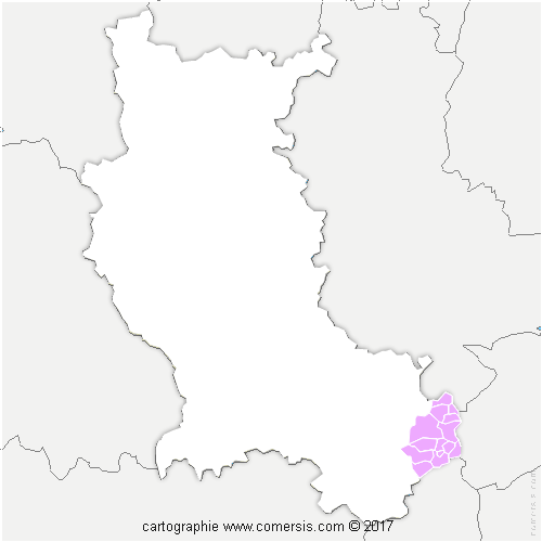 Communauté de Communes du Pilat Rhodanien cartographie