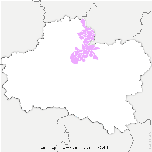 Communauté de Communes du Pithiverais-Gâtinais cartographie