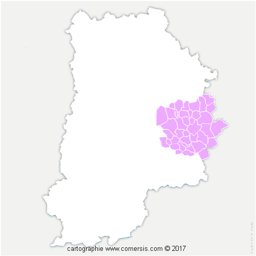 Communauté de Communes du Provinois cartographie