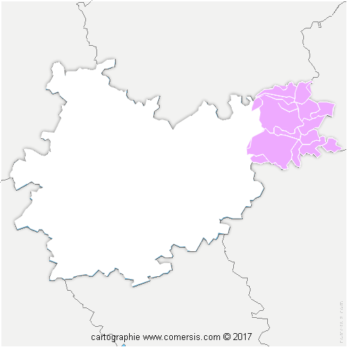Communauté de Communes du Quercy Rouergue et des Gorges de l'Aveyron cartographie