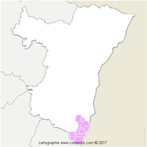 Communauté de Communes du Ried de Marckolsheim cartographie