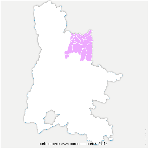 Communauté de Communes du Royans-Vercors cartographie